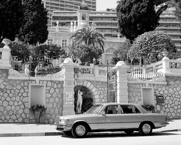 Mercedes-Benz W116 S-Class in Monaco, 1975
